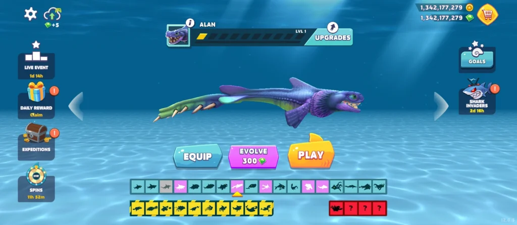  Alan, Destroyer of Worlds – The Space Shark in hungry shark evolution