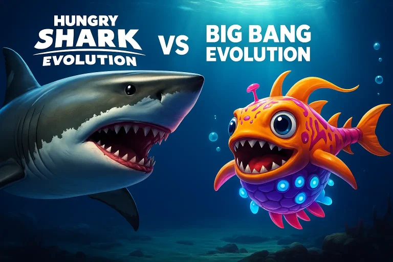 Hungry Shark Evolution vs Big Bang Evolution 2025