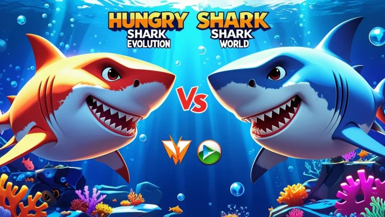 Hungry Shark Evolution vs Hungry Shark World Which Game is Better in 2025