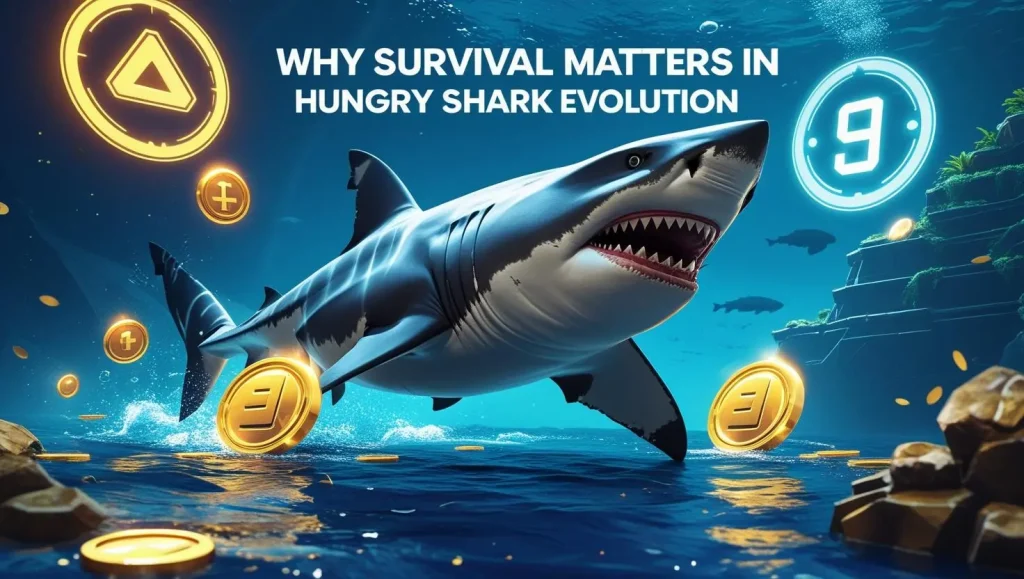 Why Survival Matters in Hungry Shark Evolution