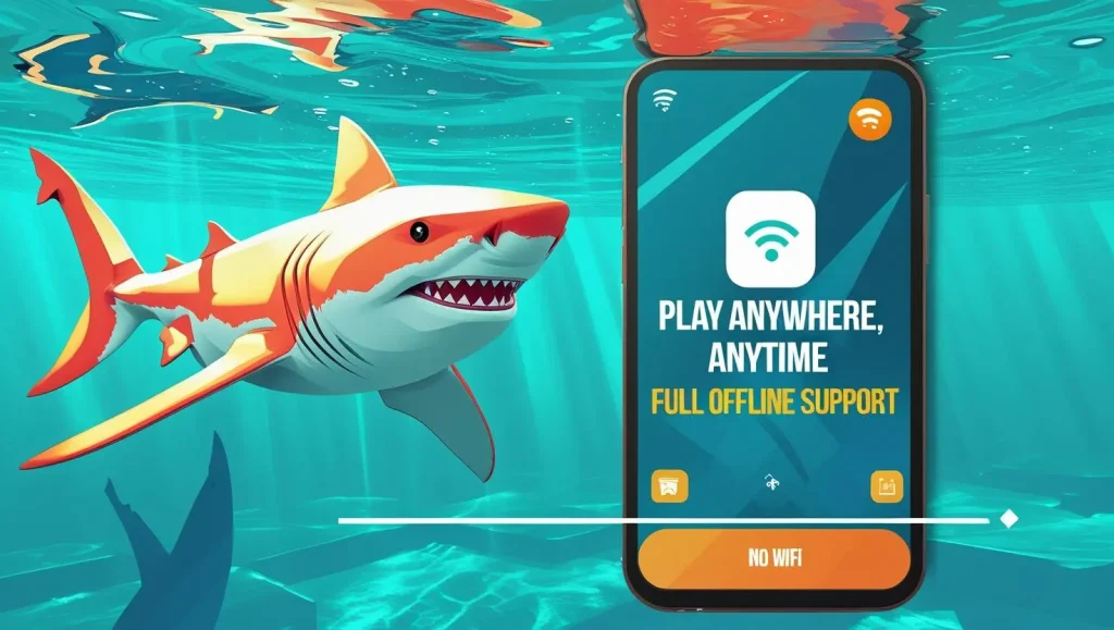  Play Anywhere, Anytime with Offline Support in hungry shark evolution hack